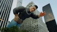 The Rock - talk about an *inflated* ego, huh? HUH? OK, I'll stop.